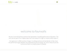 Tablet Screenshot of fourwalls-uk.com